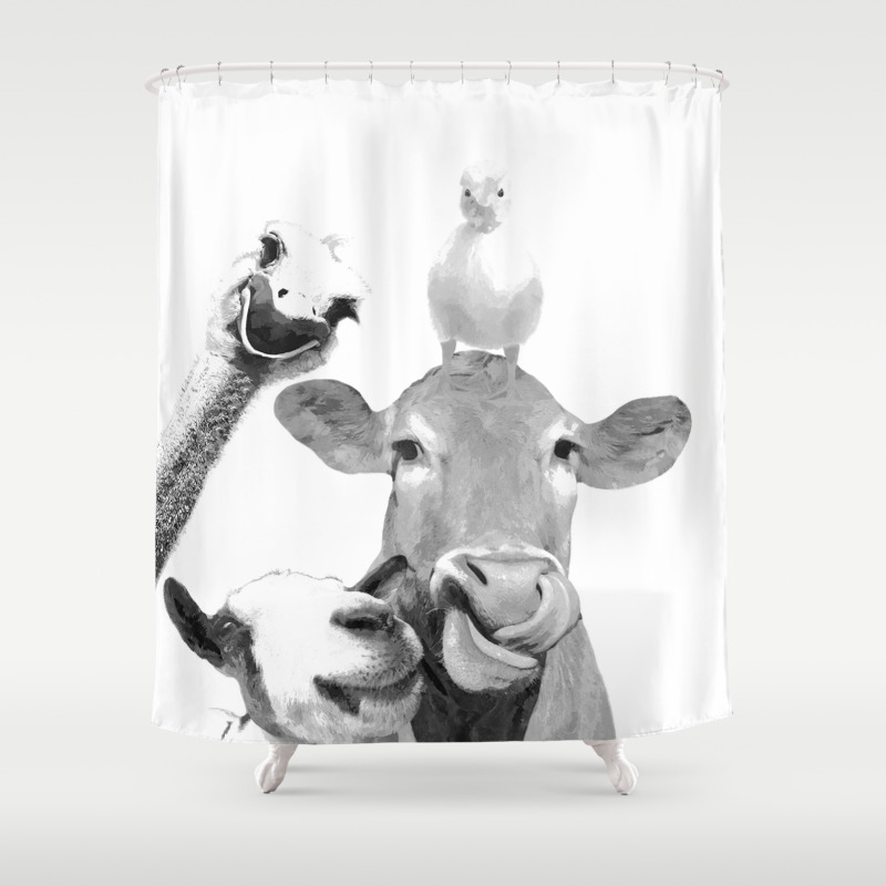 animal shower curtain sets