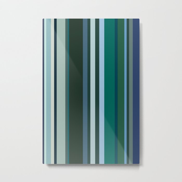 Stripes in colour 9 Metal Print