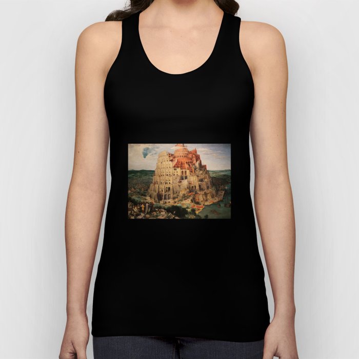 The Tower of Babel by Pieter Bruegel the Elder Tank Top