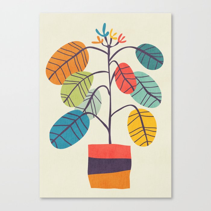 Potted plant 2 Canvas Print