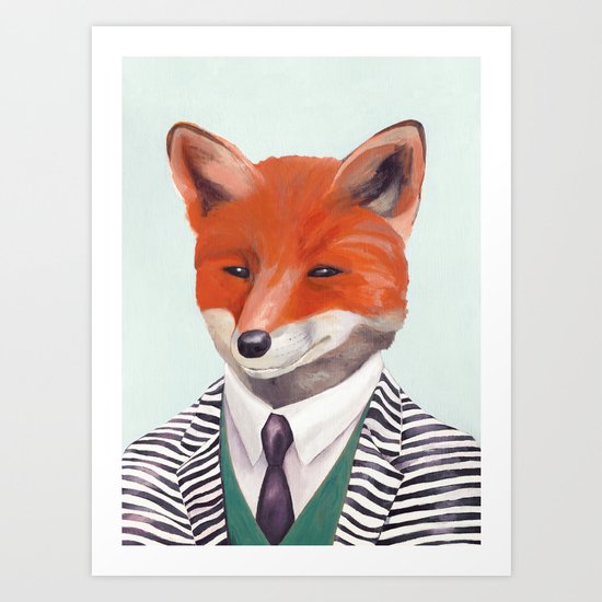 Mr. Fox Art Print