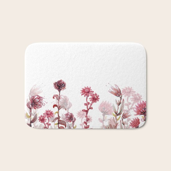 flowers 4 Bath Mat