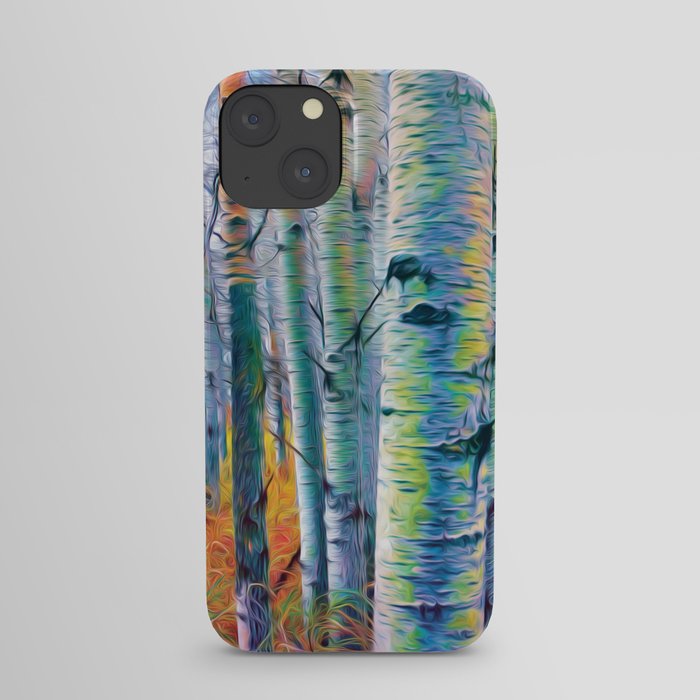 Aspen Trees in the Fall iPhone Case