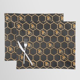 Honeycomb Bee Pattern 24132913 Placemat