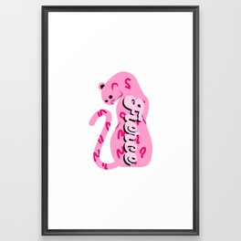 Fierce Cheetah Framed Art Print