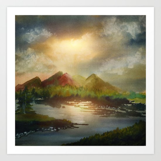 Calling The Sun XVIII Art Print