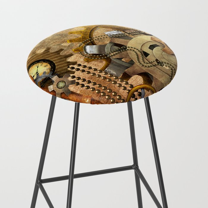Steampunk Bar Stool By Ancello Society6, Steampunk Counter Stools