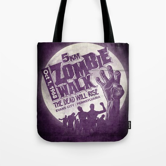 Zombie Walk Tote Bag