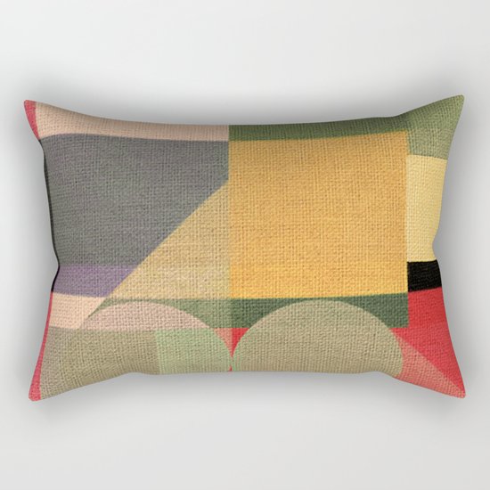 Railroad Train Rectangular Pillow