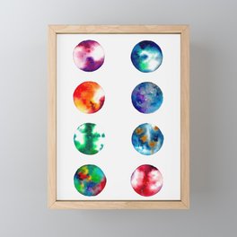 planets Framed Mini Art Print