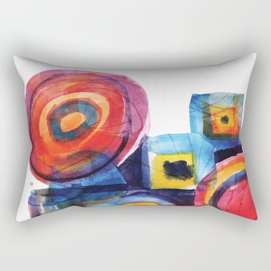 Color composition Rectangular Pillow