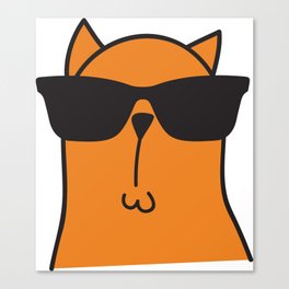 Cool cat Canvas Print