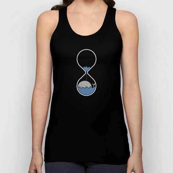 whale hourglass Unisex Tank Top