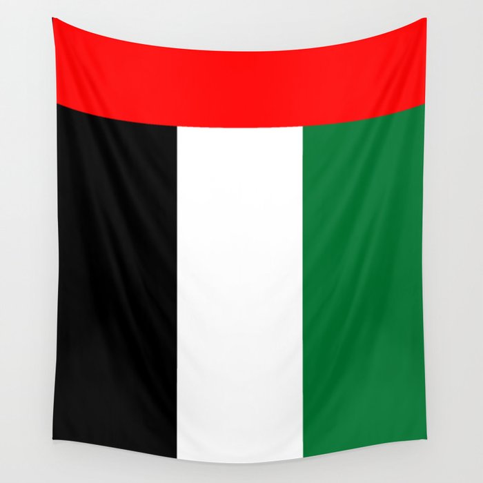 Flag of the United Arab Emirates Wall Tapestry