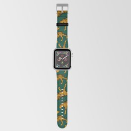 Tigers (Dark Green and Marigold) Apple Watch Band