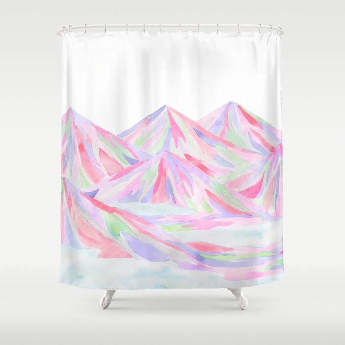 Colorful Landscape Shower Curtain