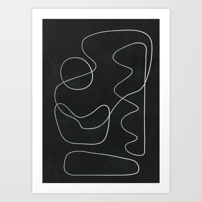 Abstract Line V Art Print