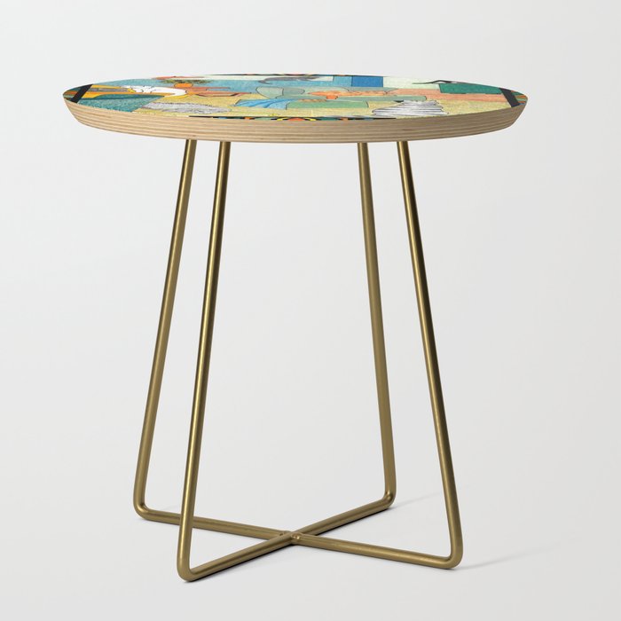 Cat House Side Table By Fabfunart