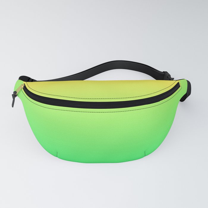 Daffodil Yellow Spring Green Ombre Fanny Pack