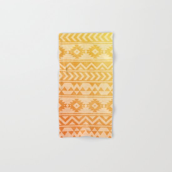 Aztec Pattern 08 Hand & Bath Towel