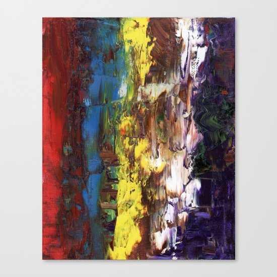 Abstract US Flag Canvas Print