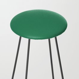 Exquisite Emerald Green Counter Stool
