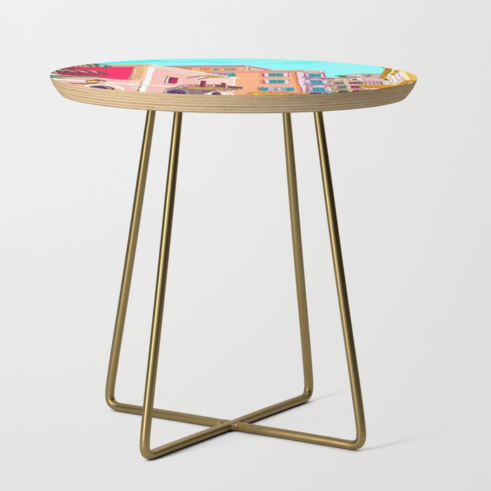 Colorful Houses Side Table