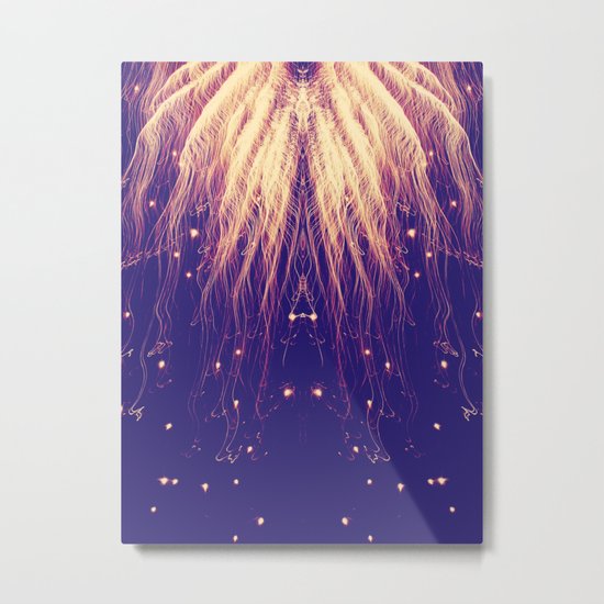 Fire Hair Metal Print