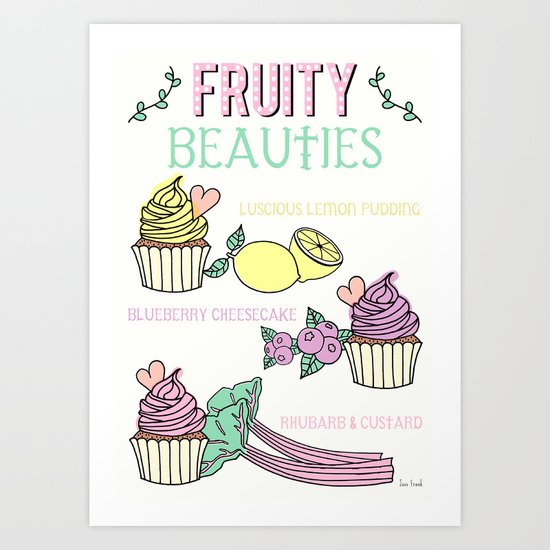 Lets Make Cupcakes! Art Print