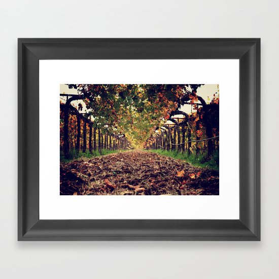 The Halls of Napa Framed Art Print