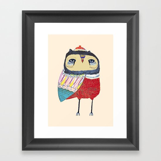 Sweet Owl. owl, owl art, owl print, owls Framed Art Print