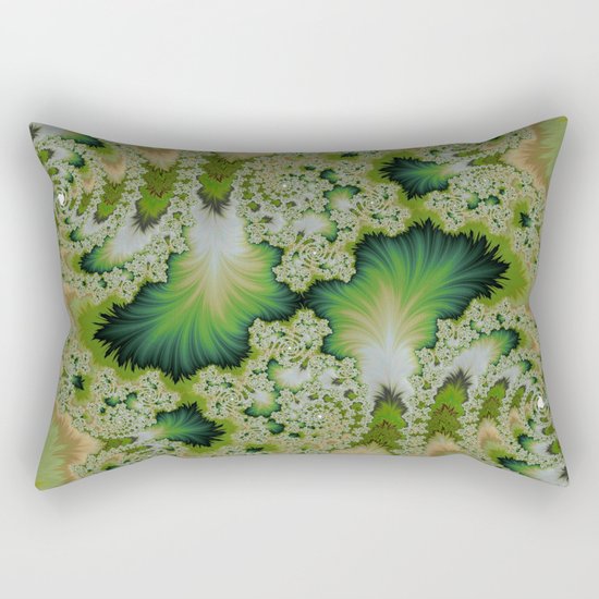 the green of spring abtract Rectangular Pillow