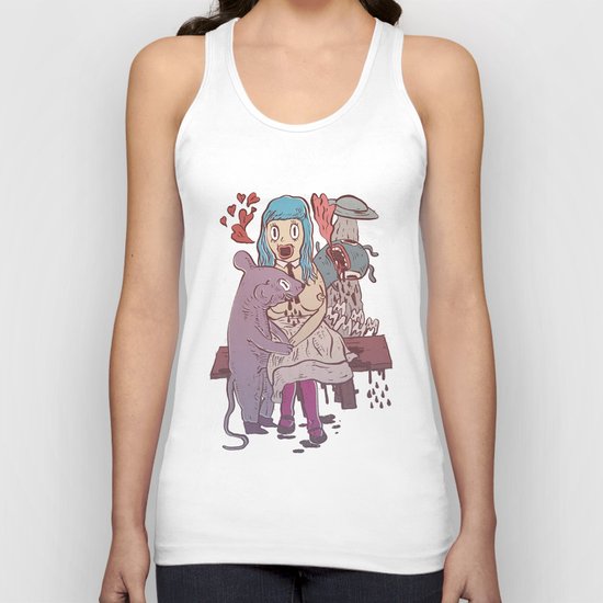 Let’s get friendly, stranger Unisex Tank Top
