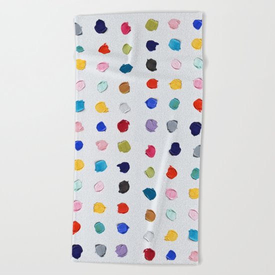 Polka Daubs Beach Towel