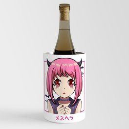 Japanese Anime Girl Punk Evil - Pastel Menhera Wine Chiller