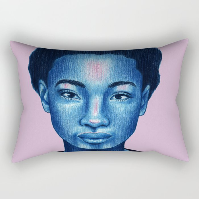 blue hours Rectangular Pillow