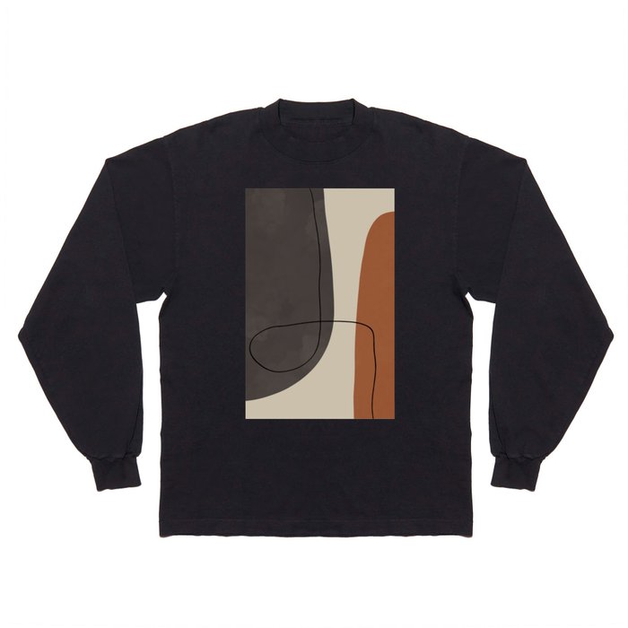 Modern Abstract Shapes #2 Long Sleeve T Shirt