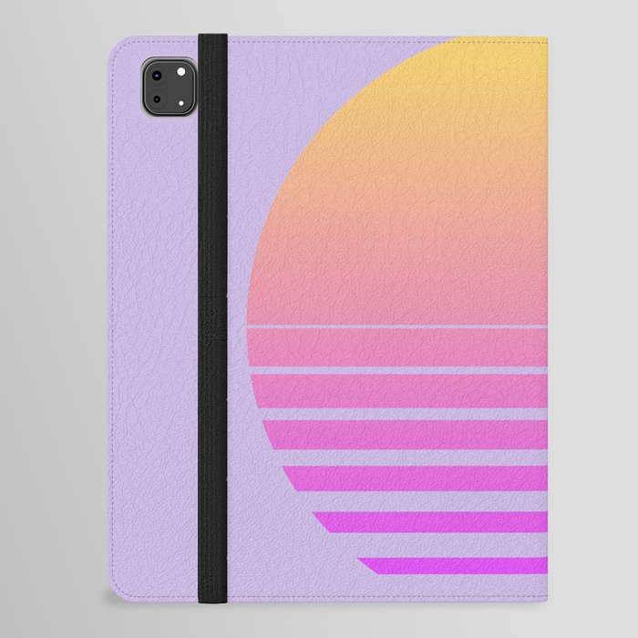 synthwave sunset iPad Folio Case