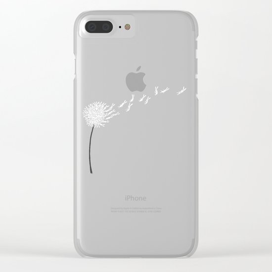 Escape from the dandeLION Clear iPhone Case