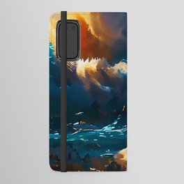 Stormy Ocean Android Wallet Case