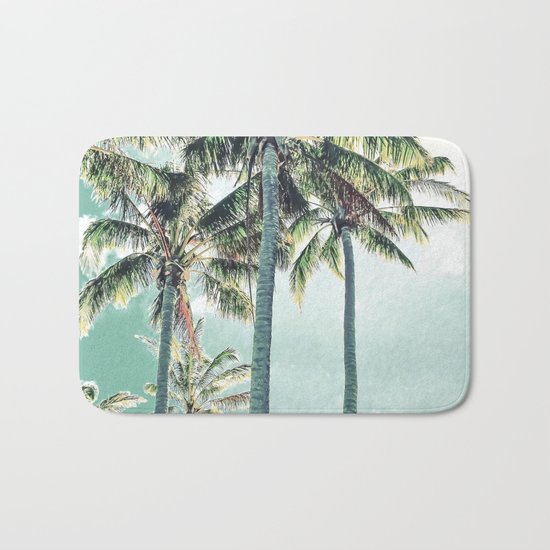 Under the palms Bath Mat