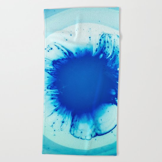 Blue eye Beach Towel