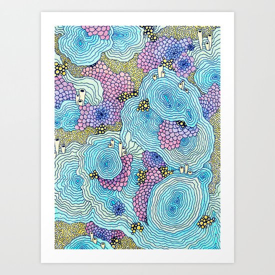 Reef #3 Art Print