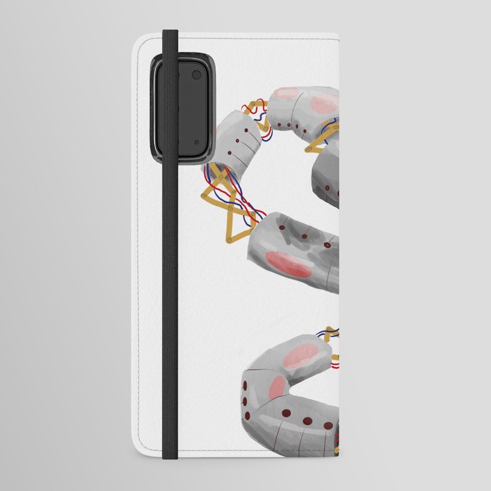 Robot Snake Android Wallet Case