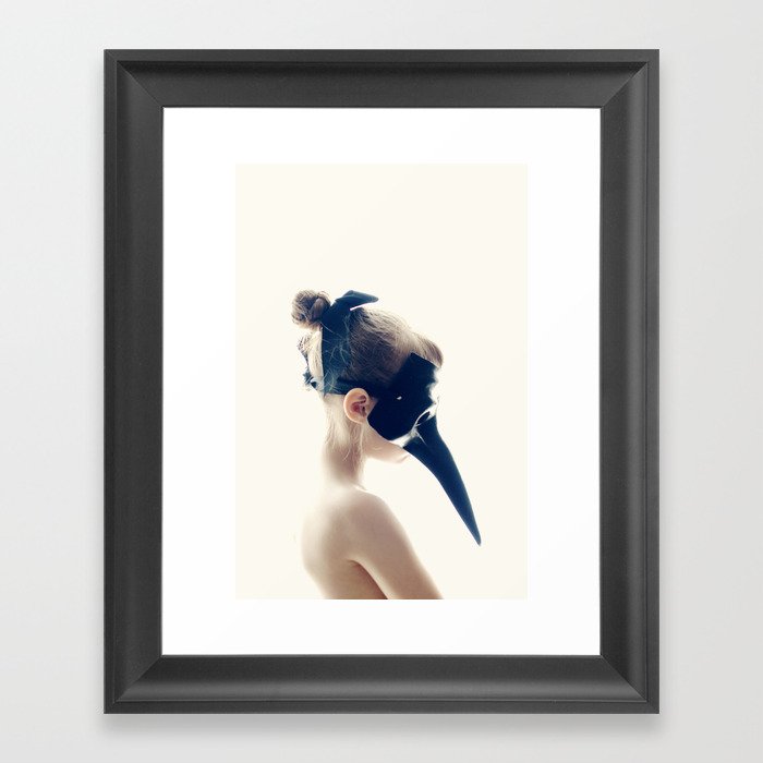 Bird Girl Framed Art Print