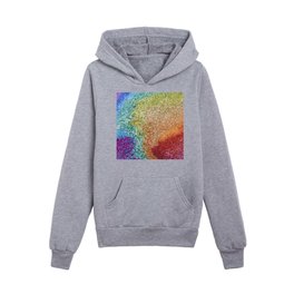 Colorful Glitter Kids Pullover Hoodies