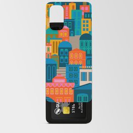 VINTAGE TRAVEL POSTER-CITY LIGHTS AT NIGHT Android Card Case