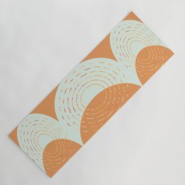 MidCentury Abstract Sun & Sky Yoga Mat