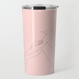 Nude Figure Illustration - Andrea Travel Mug