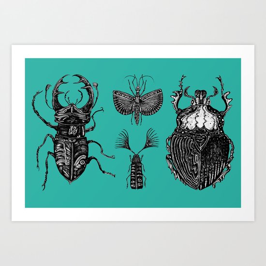 Insects Art Print